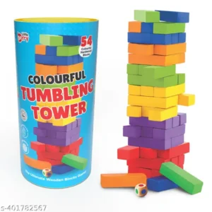 Little Berry Colour Tumbling Tower Color Jenga Game for Kids