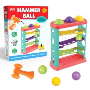 Little Berry Hammer Knock Ball Toy for Kids: Pound a Ball Toy for Toddlers