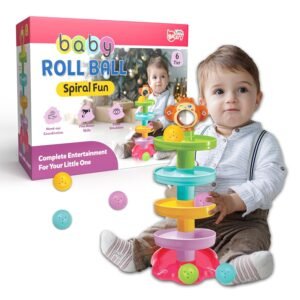Little Berry Ramp Roll Ball Tower for Baby and Toddlers