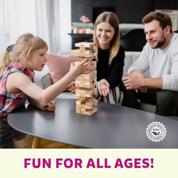 Little Berry Tumbling Tower Game for Adults & Kids