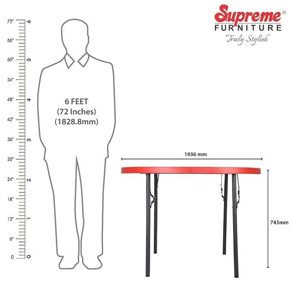 Supreme Furniture Disc Foldable (Red)