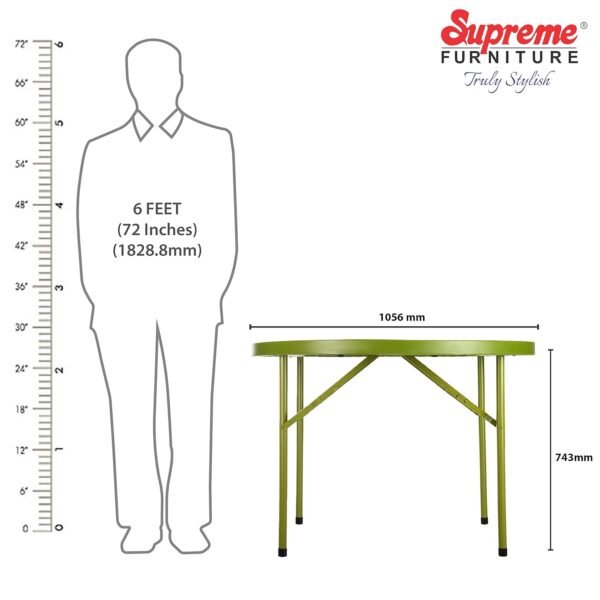 Supreme Furniture Disc Foldable (Mehandi Green)