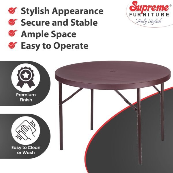 Supreme Furniture Disc Foldable (Globus Brown)