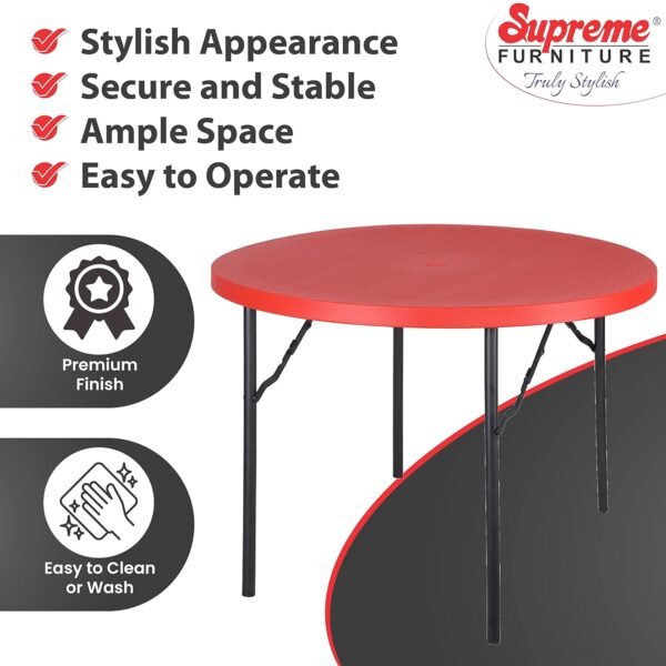 Supreme Furniture Disc Foldable (Red)