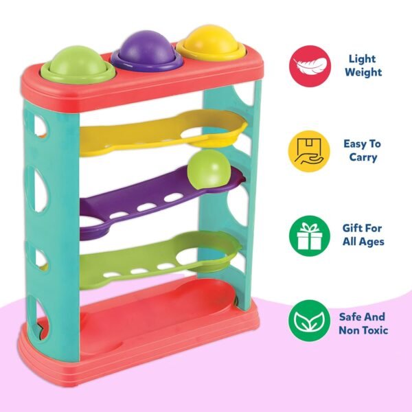 Little Berry Hammer Knock Ball Toy for Kids: Pound a Ball Toy for Toddlers