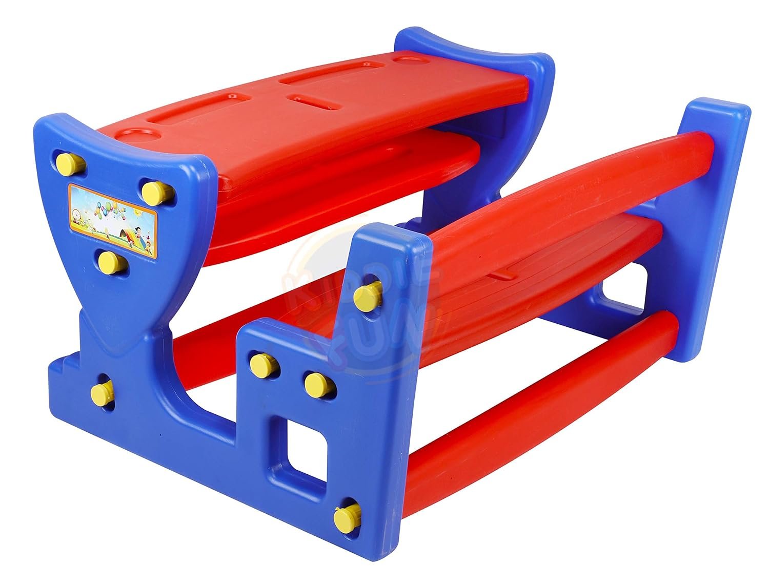 Kiddie Fun Double Desk for Kids red