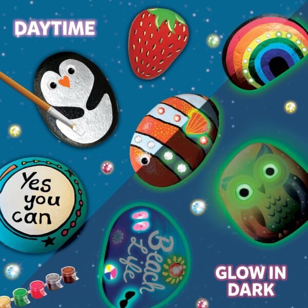little-berry-rock-painting-kit-glow-in-the-dark-art-craft-