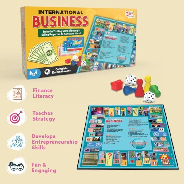 Little Berry International Business Board Game for Kids & Adults