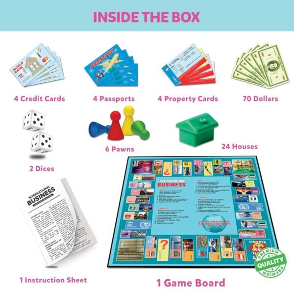 Little Berry International Business Board Game for Kids & Adults