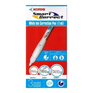 Kores Smart Correction White Ink Correction Pen 7Ml pack of 10