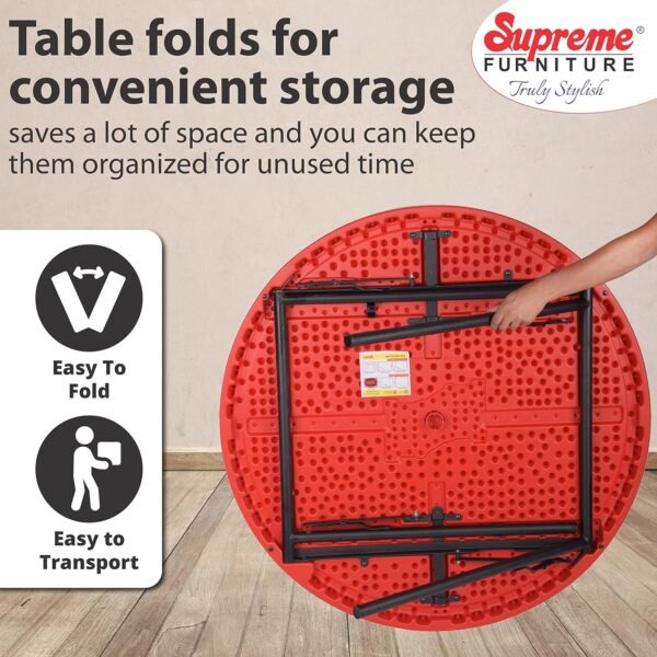 Supreme Furniture Disc Foldable (Red)