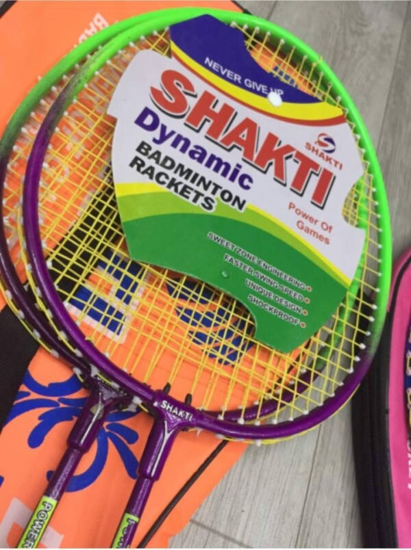 Shakti Set of 2 High‑Quality Aluminium Badminton Rackets