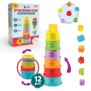 Little Berry 3-in-1 Stacking Cup Set for Kids